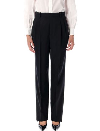 Saint Laurent Womens Black Wool Pant - Size EU 38 (Womens)