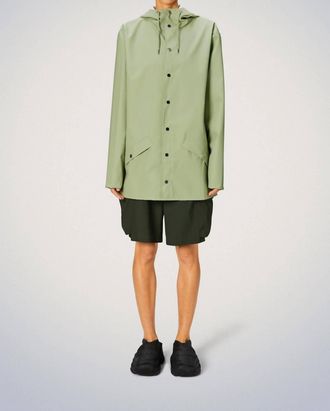 Rains Unisex W3 Long Jacket In Earth