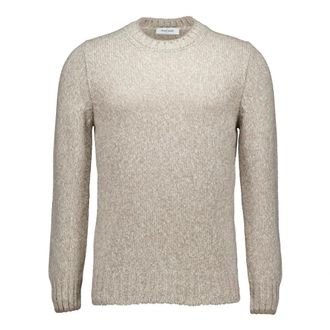 Gran Sasso 10158/25701 Trui met ronde hals - Heren - Truien - Grijs - Maat: XL Wol
