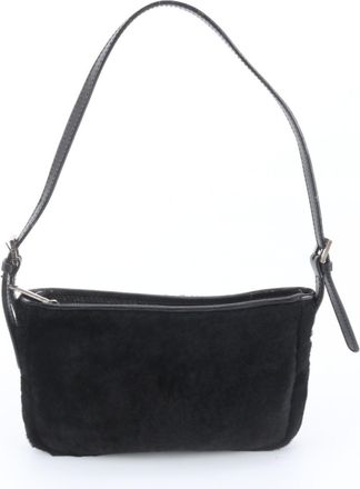 Loewe Black Leather Handbag Shoulder Bag Tote Bag (Pre-Owned)