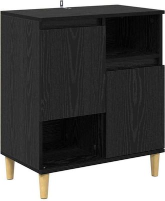 vidaXL Sideboard Black oak 35 x 60 x 70 cm Engineered wood vidaXL