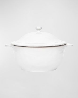 Juliska Puro Whitewash Lidded Casserole Dish, 12