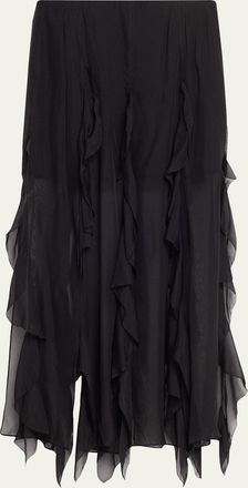 Veronica Beard Ava Silk Maxi Skirt