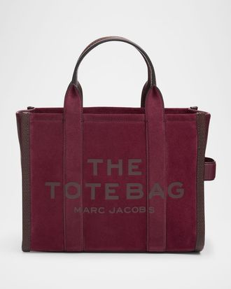 Marc Jacobs The Medium Suede & Leather Tote Bag