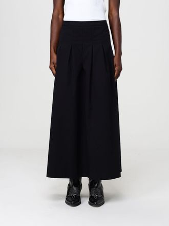 PT01 Cotton Blend Flared Skirt