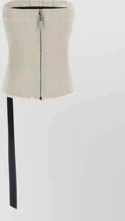 Rick Owens denim bustier top