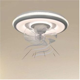 Trade Shop Trade Shop - Copy Of Lampada Con Ventilatore Plafoniera Da Soffitto Led Luce 3200k-6500k Bianco 33252