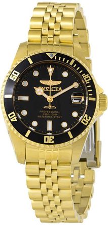 Invicta Pro Diver Quartz Black Dial Ladies Watch 29190