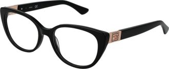 Guess Accessoires, Dames, Zwart, ONE Size, Zwarte Cat Eye Optische Monturen
