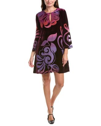 Johnny Was Ringo Silk-Blend Mini Dress