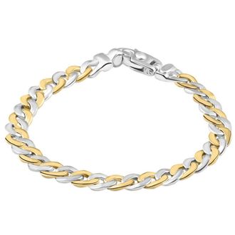 Pompeii3 Mens Cuban 14k Gold (31gram) or Platinum (50gram) 8mm Link Bracelet 8.25