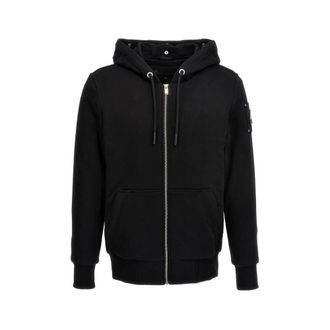 Moose Knuckles Hartsfield Hoodie met rits - Heren - Vesten met rits - Zwart - L - Katoen - Hoodies & sweatvesten
