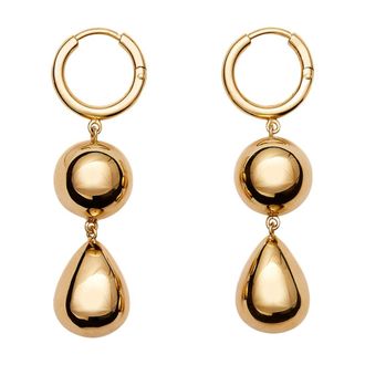 LIÉ STUDIO Earrings, female, Yellow, Size: ONE SIZE The Cathrine Earrings