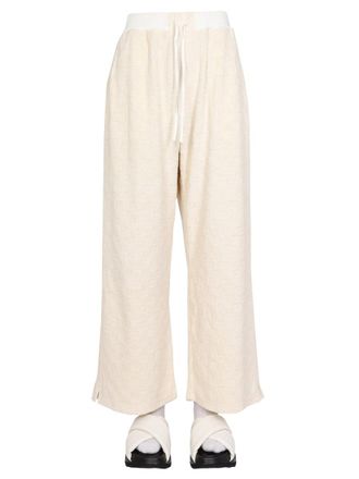 AMBUSH Monogram Cotton Trousers - White