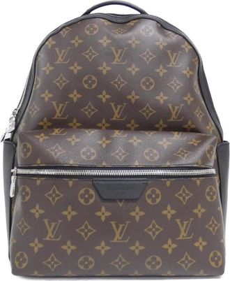 Louis Vuitton Monogram Macassar Marron Coated Canvas Backpack (Pre-Owned)