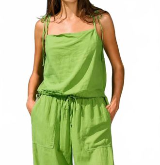 Sundry Strappy Top In Lime
