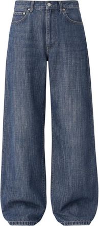 Meimeij Barrel Pant - Dames - Loose Fit Jeans - Blauw - XS - Katoen - Jeans