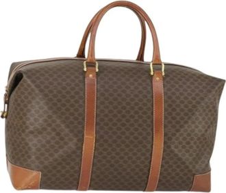 Celine Pre-owned Weekend Bags, female, Brown, Size: ONE SIZE Pre-owned Vintage Boston Bag