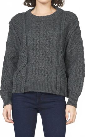 Dear John Denim Hemingway Sweater In Charcoal