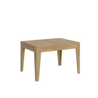 Itamoby Mesa extensible 90x120/180 cm efecto madera roble natural