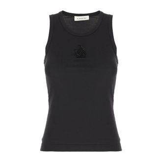 Lanvin Dames, Tops, Zwart, Maat: XS