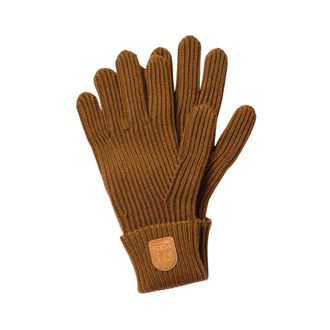 Parajumpers Eenvoudige merinowollen handschoenen - unisex - Accessoires - Beige - Maat: S/M Wol