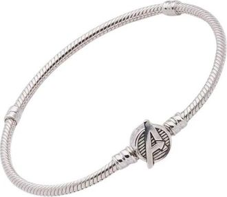 Pandora Moments Marvel Logo Clasp Snake Chain Armband - Dames - Armbanden - Wit - 56 MM - Accessoires