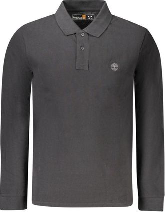 Timberland Zwart Katoenen Polo Shirt voor Mannen