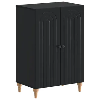 vidaXL Armario Zapatero Alkmaar 59,5 X 39,5 X 90 Cm Negro Vidaxl
