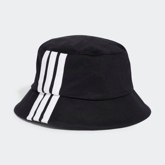 adidas Beanie ADIDAS PERFORMANCE SPW 3S BUCKET, Damen, schwarz-weiss (schwarz, wei&szlig;), Obermaterial: 100% Baumwolle, M&uuml;tzen Beanie