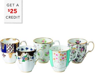 Royal Albert 100 Years Mugs (Set Of 5) With $25 Credit