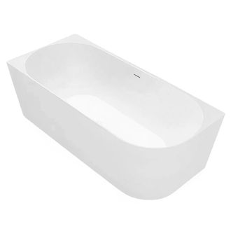 Rea Ba&ntilde;era De Esquina Rea Bellanto Slim White 150 Left + Brush Copper Plug