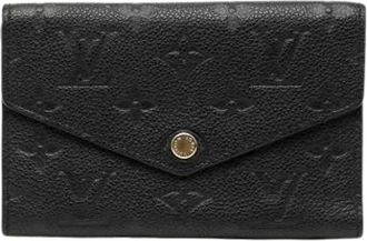 Louis Vuitton Pre-owned Wallets, female, Black, Size: ONE SIZE Pre-owned Vintage Leather Wallet