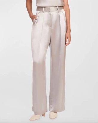 Staud Luisa Pant In Silver