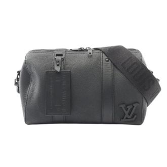 Louis Vuitton Pre-owned City Keepall Aerogram Leren Schoudertas - Heren - Pre-owned - Zwart - Maat: ONE Size Leer