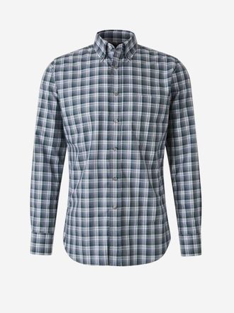 Canali Checkered Shirt