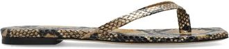 Aeyde Renee Sandalen - Dames - Slippers - Beige - 38 EU - Leer - Schoenen