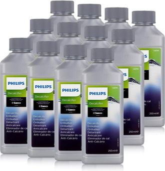 Saeco Set De 12 Descalcificadores (12x 250ml) Para Cafeteras Expresso Philips Ca6700/22