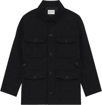 Dr&ocirc;le de Monsieur Giacca Safari in Twill - - Jackets - Uomo - Nero - S