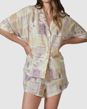 Walnut Melbourne Tropez Shirt in Soleil at Nordstrom, Size 4