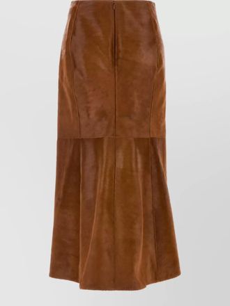 Alaia leather pencil skirt