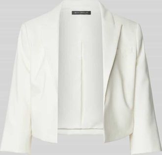 Betty Barclay Cropped Blazer mit Brustleistentasche in Offwhite, Gr&ouml;&szlig;e 48