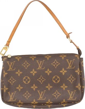 Louis Vuitton Brown Pouch (Pre-Owned)