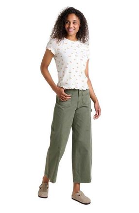 Toad & Co Womens Linden Wide Leg Pant in Beetle at Nordstrom, Size 2