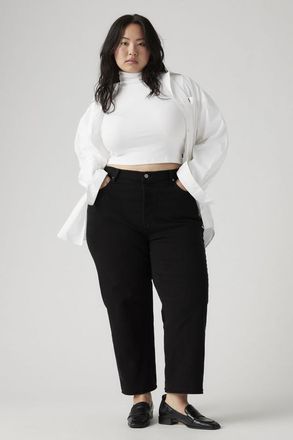 Levi's Jean Ribcage Straight tobillero (tallas grandes) - Mujer - 14M - Negro / Black Sprout