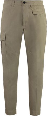 Dondup Katoenen broek met zakken - Heren - Slim Fit Broeken - Groen - W31 - Katoen - Broeken