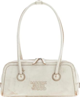 Marge Sherwood East-West Shoulder Bag - Dames - Schoudertassen - Wit - ONE Size - Leer - Tassen
