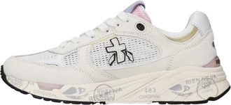 Premiata Mased 8206 - Dames - Sneakers - Beige - 36 EU - Leer - Schoenen