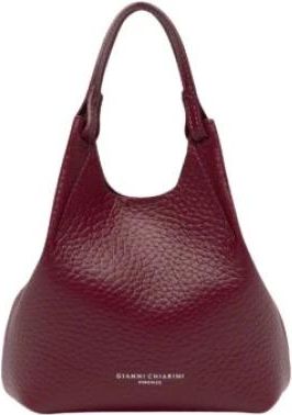 Gianni Chiarini Dua - Dames - Handtassen - Rood - ONE Size - Leer - Tassen