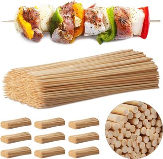 Relaxdays Relaxdays Juego De 5000 Brochetas Barbacoa, Bamb&uacute;, Marr&oacute;n, 30 Cm X 4 Mm